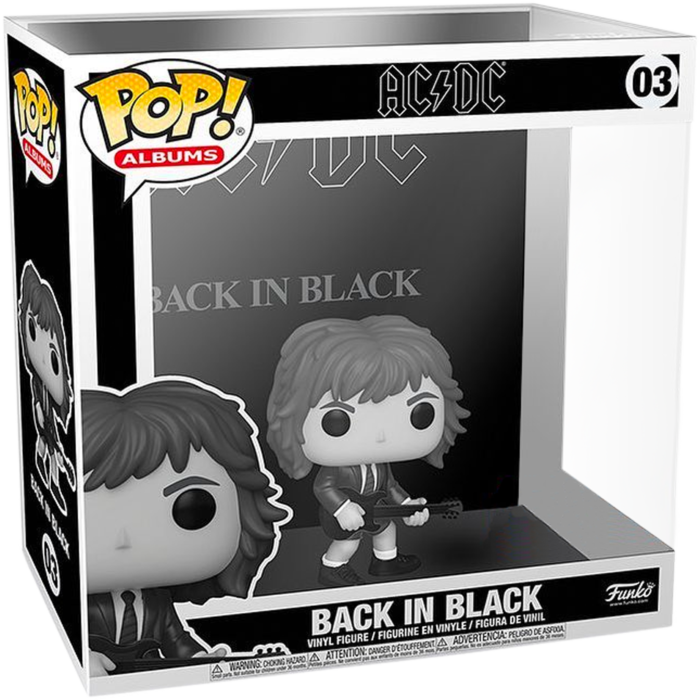 Pop! Albums: AC/DC - Black in Black (Black &  White) [Exclusive] - Sheldonet Toy Store
