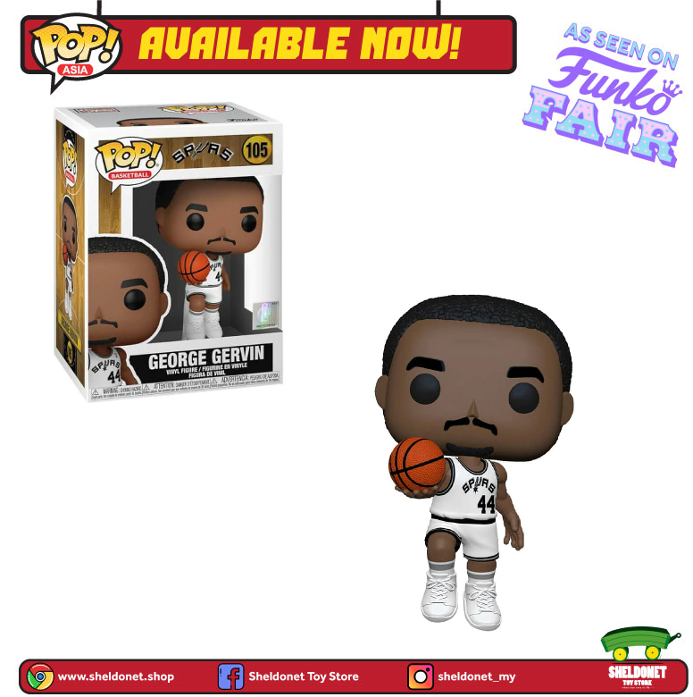 [IN-STOCK] Pop! NBA: Legends - George Gervin (San Antonio Spurs) - Sheldonet Toy Store