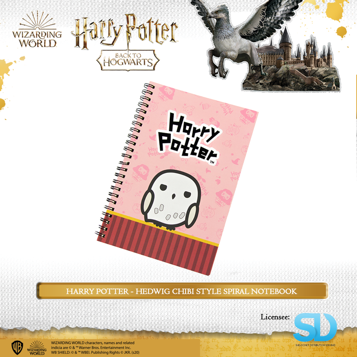 Harry Potter: Spiral Notebook - (Hedwig Chibi Style)