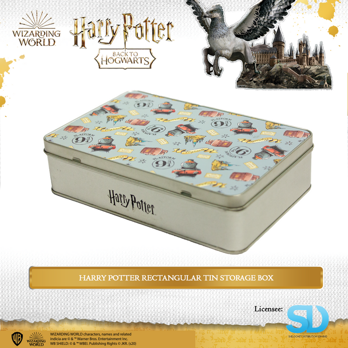 Wizarding World: Harry Potter Rectangle Container Tin Finished