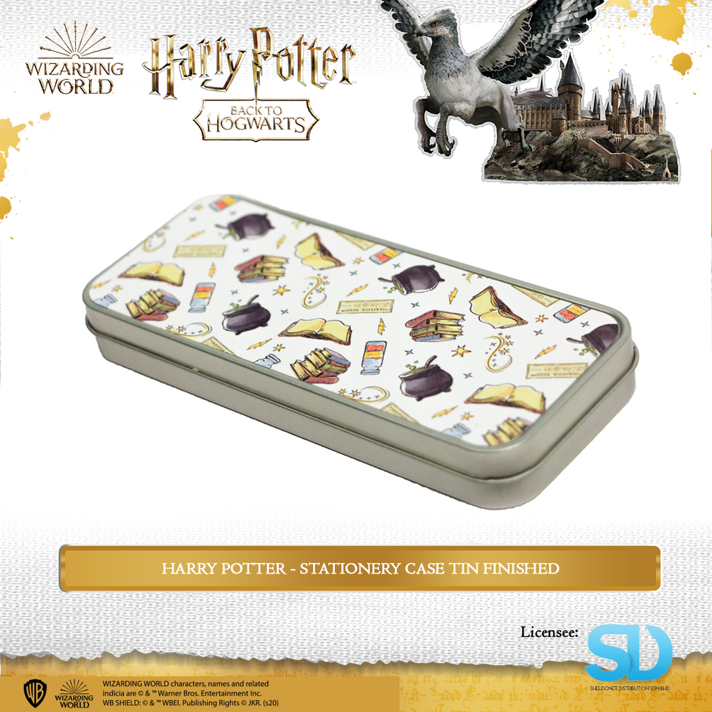 Wizarding World: Harry Potter - Stationery Case Tin Finished - Sheldonet Toy Store