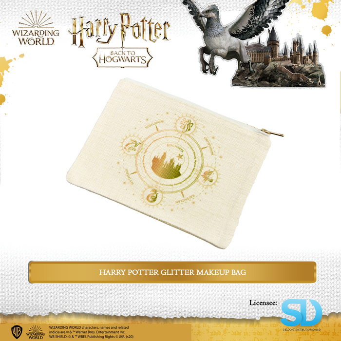 Wizarding World: Harry Potter Glitter Makeup Bag