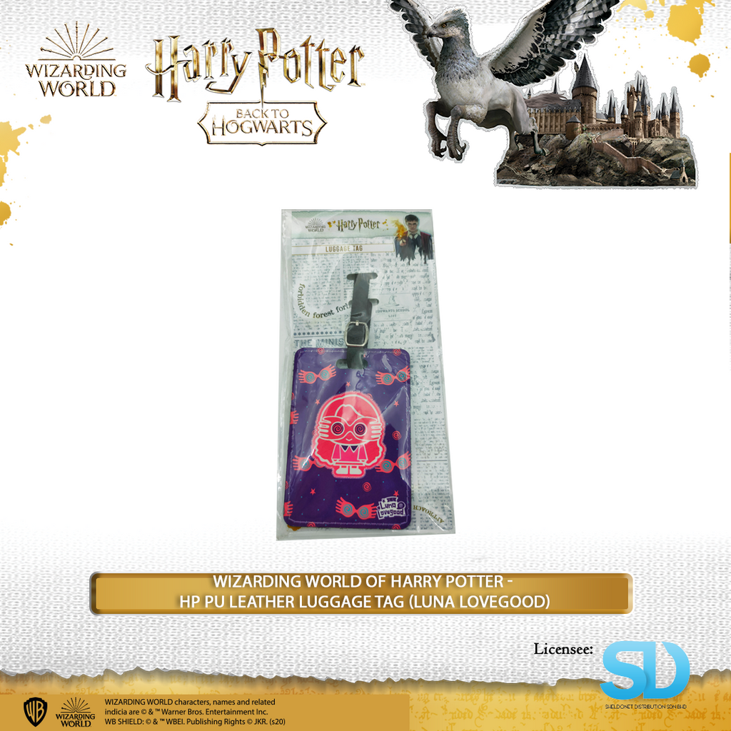 Wizarding World: Harry Potter -PU LEATHER LUGGAGE TAG (LUNA LOVEGOOD)