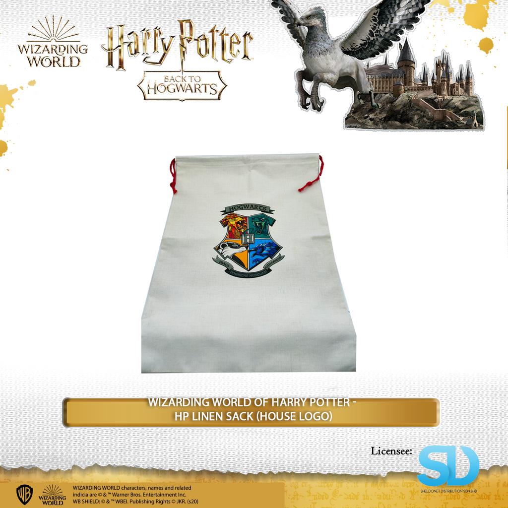 Wizarding World Of Harry Potter - Harry Potter Linen Sack (House Logo)