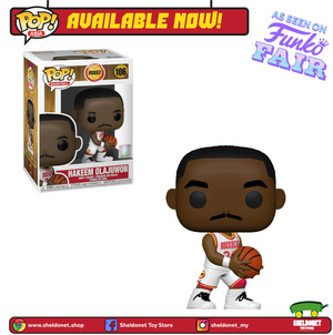 [IN-STOCK] Pop! NBA: Legends - Hakeem Olajuwon (Houston Rockets) - Sheldonet Toy Store