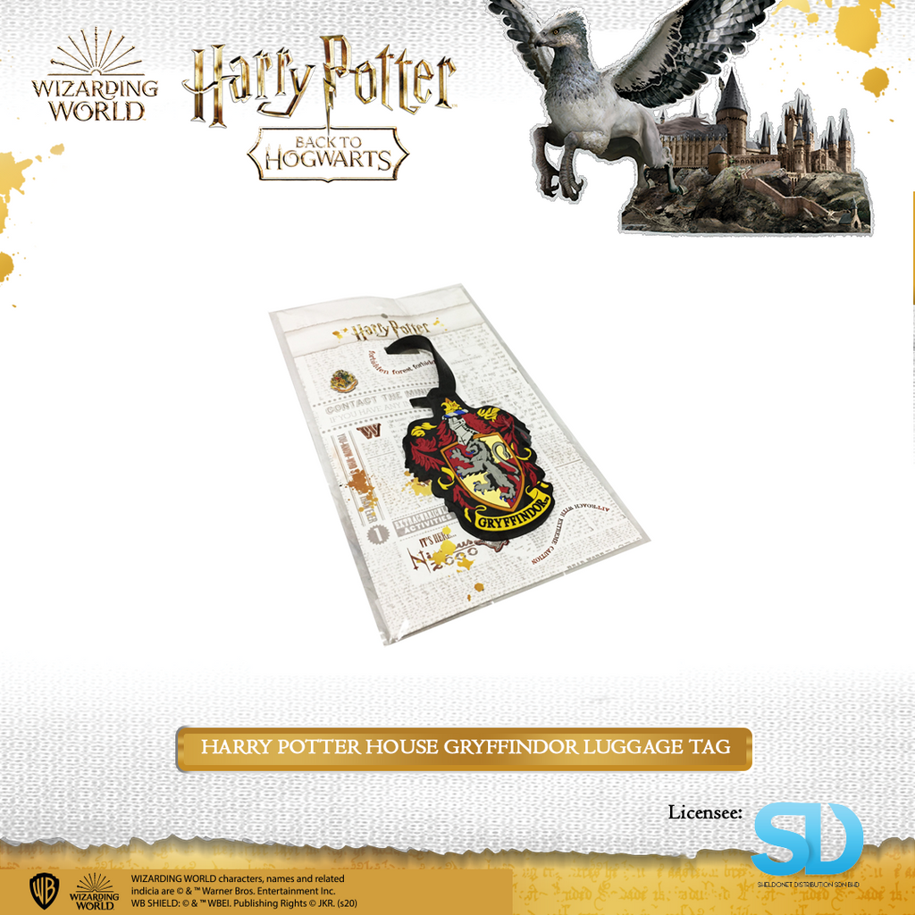 Harry Potter House GRYFFINDOR Luggage Tag - Sheldonet Toy Store
