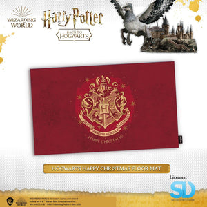 Wizarding World: Harry Potter Series - Floor Mat (Hogwarts Happy Christmas) - Sheldonet Toy Store