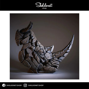 Enesco: Edge Sculpture - Rhinoceros Bust