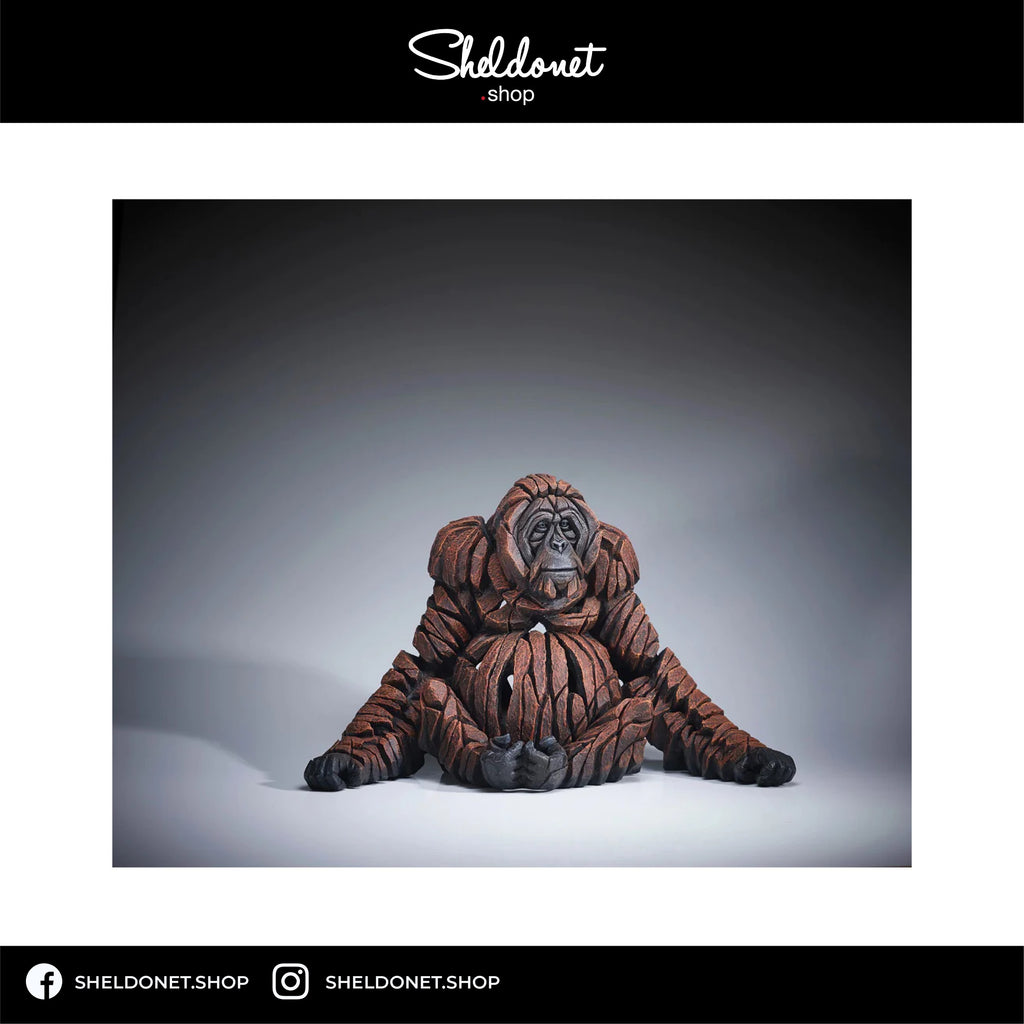 Enesco: Edge Sculpture - Adult Orangutan
