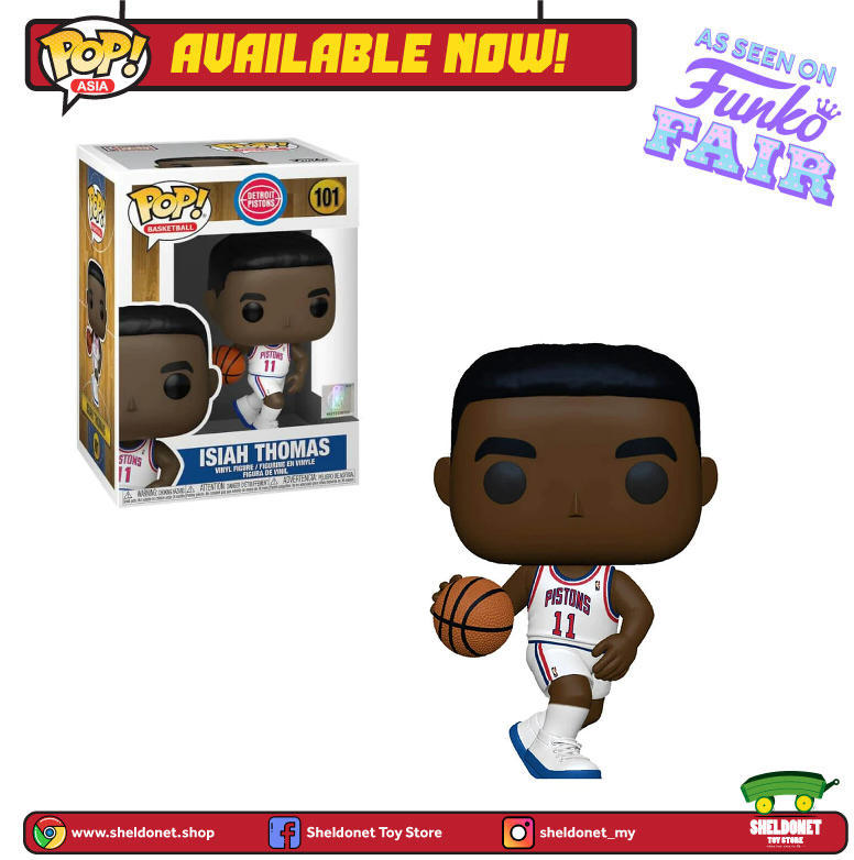 [IN-STOCK] Pop! NBA Legends: Isiah Thomas (Detroit Pistons) - Sheldonet Toy Store