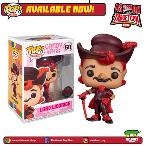 Pop! Vinyl: Candyland - Lord Licorice (Exclusive) - Sheldonet Toy Store