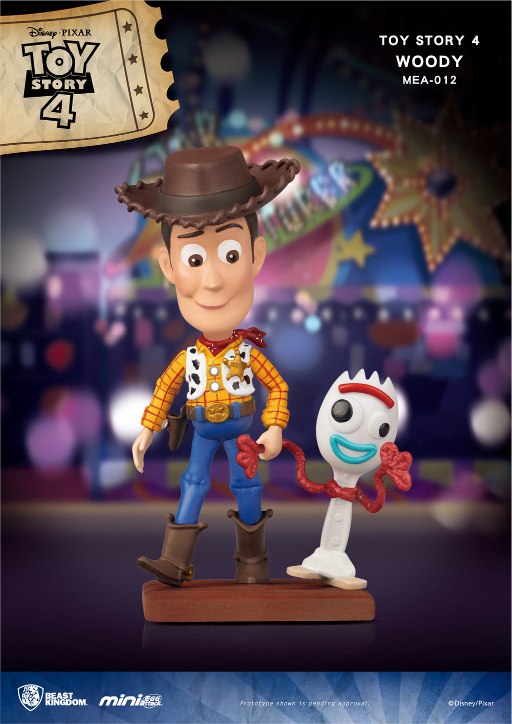 Beast Kingdom: MEA-012 Toy Story 4 Woody & Forky (CB)