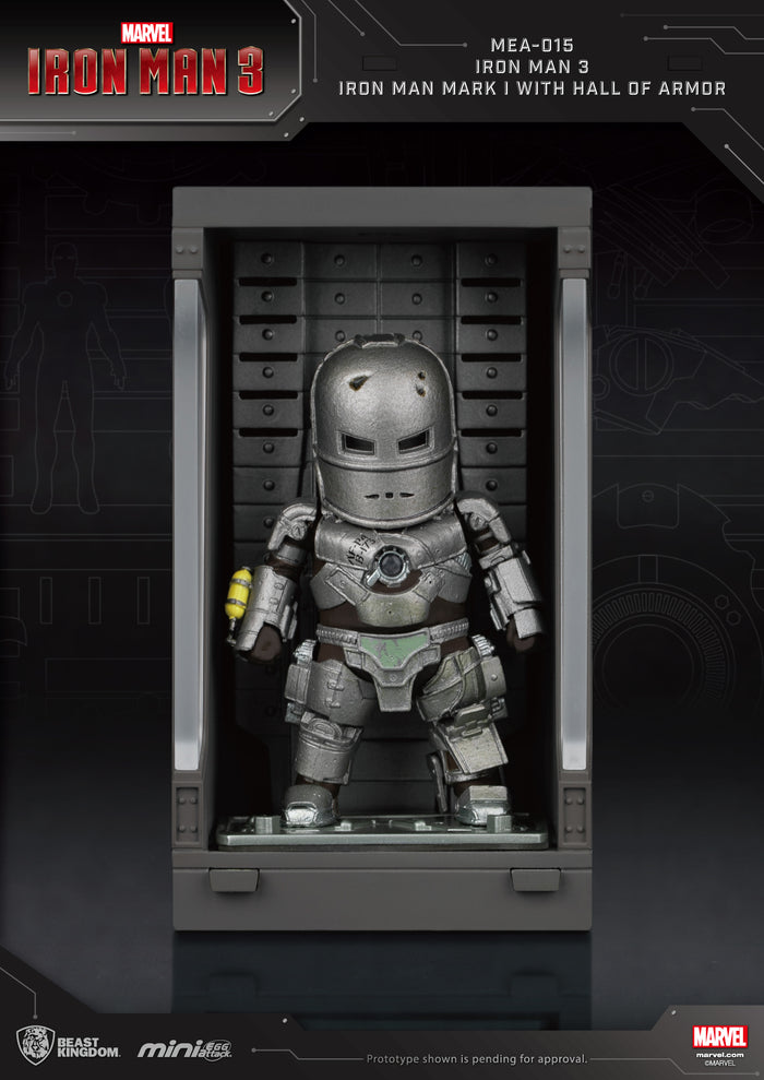 Beast Kingdom: MEA-015 Iron Man 3 /Iron Man Mark I with Hall of Armor