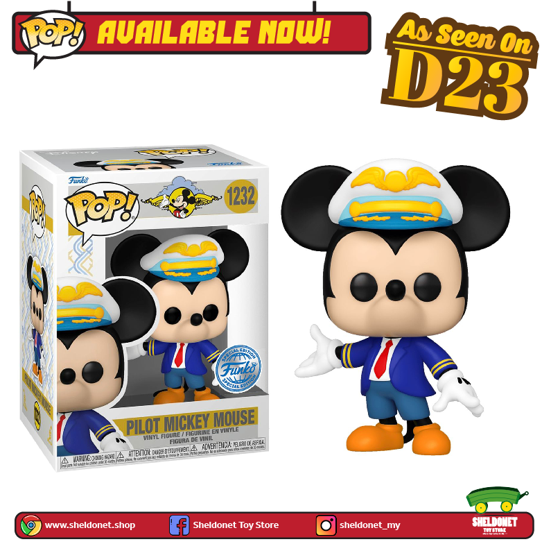 Pop! Disney: Pilot Mickey Mouse [Exclusive]