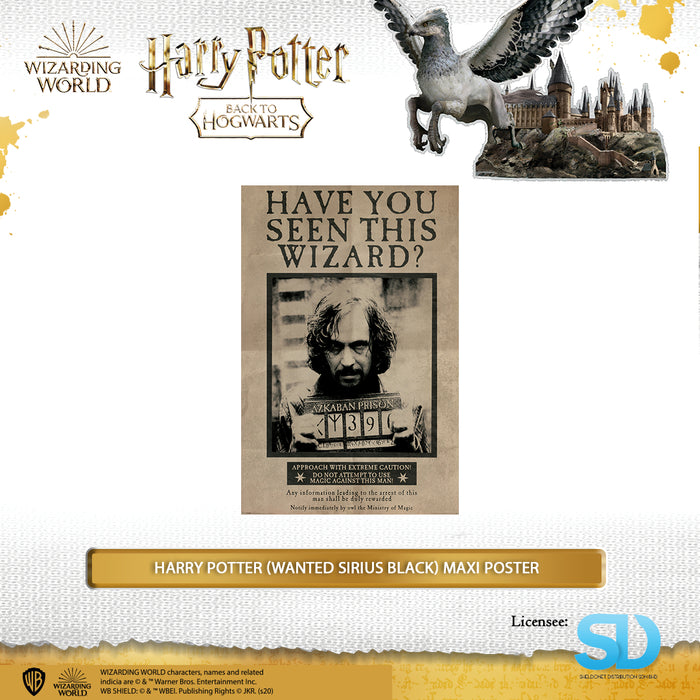 Pyramid International: Harry Potter (Wanted Sirius Black) Maxi Poster