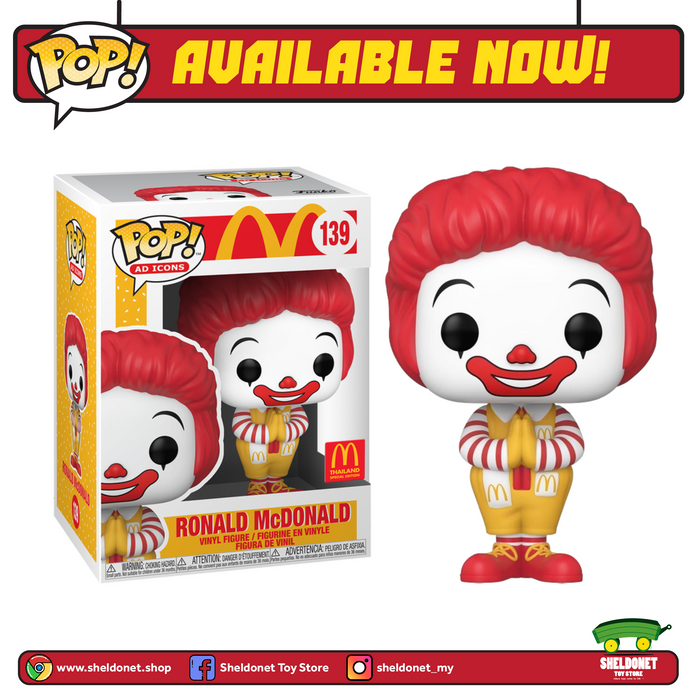 Pop! Ad Icons : Ronald McDonald (Thailand Special Edition) [Exclusive]