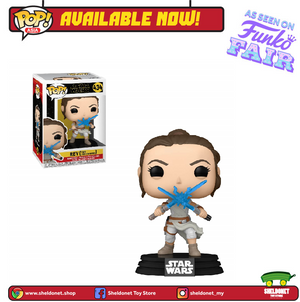 [IN-STOCK] Pop! Star Wars Episode IX: The Rise of Skywalker - Rey with Two Lightsabers - Sheldonet Toy Store