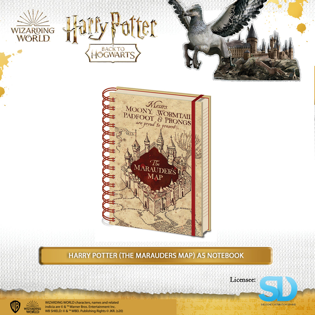 Pyramid International: Harry Potter (The Marauders Map) A5 Notebook