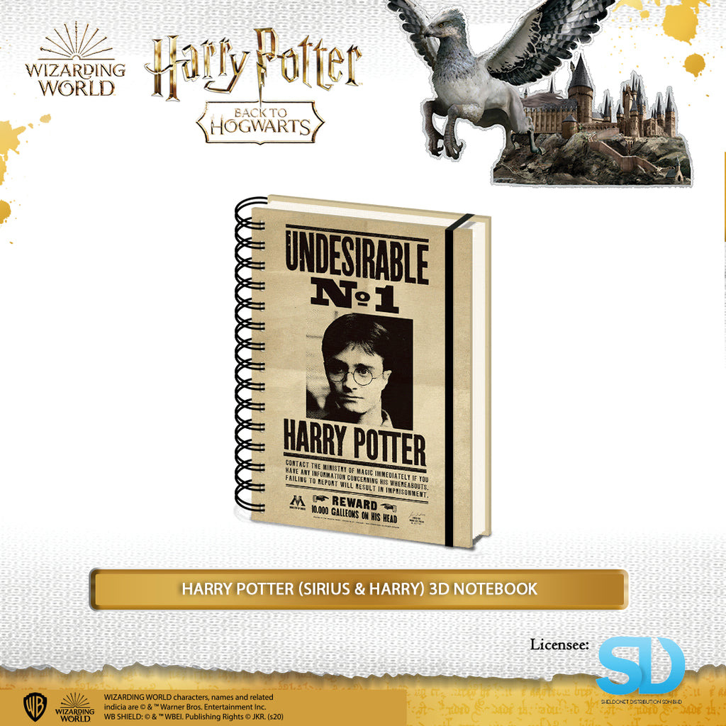 Pyramid International: Harry Potter (Sirius & Harry) 3D Notebook