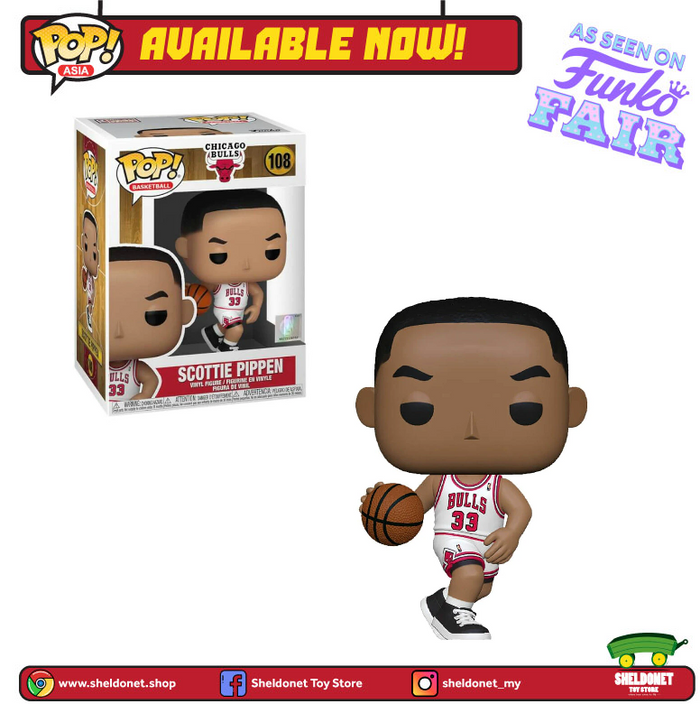 [IN-STOCK] Pop! NBA: Legends - Scottie Pippens (Chicago Bulls)