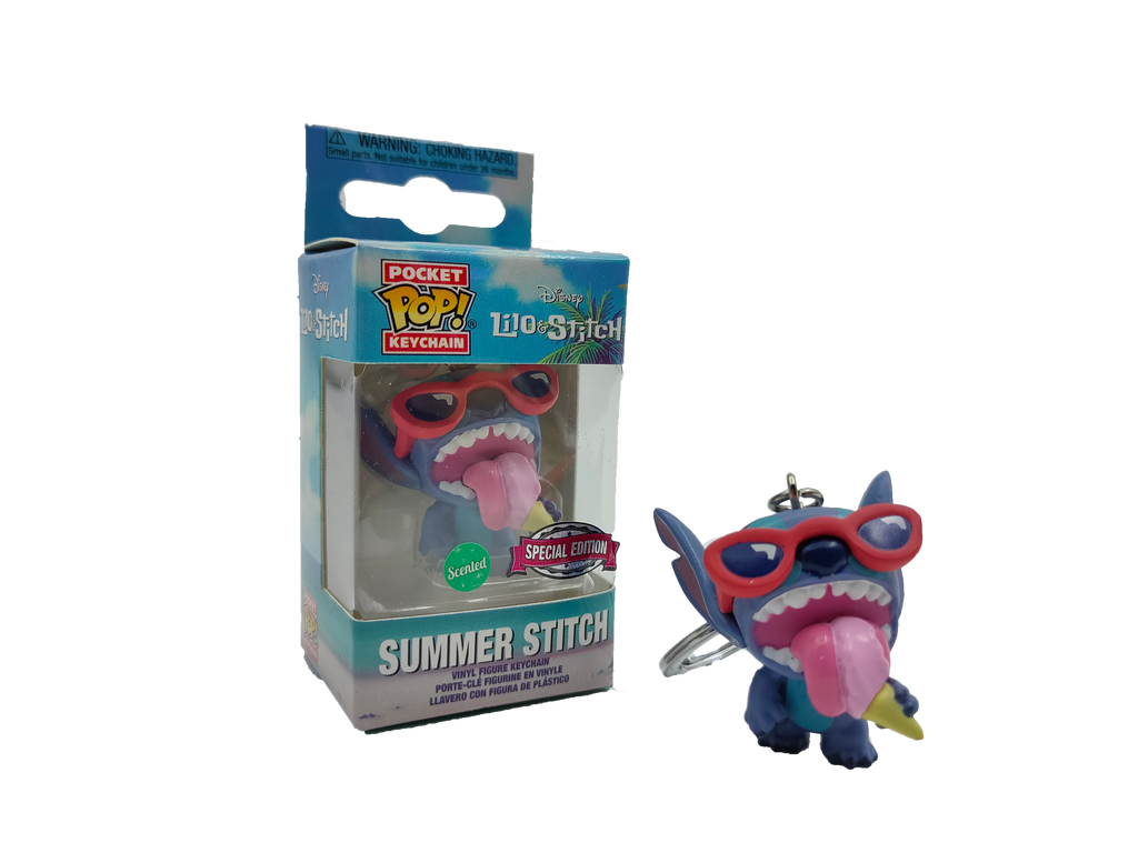 Pocket Pop! Keychain: Lilo & Stitch - Summer Stitch (Scented) [Exclusive] - Sheldonet Toy Store