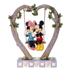 Enesco : Disney Traditions - Mickey and Minnie Sweethearts in Swing - Sheldonet Toy Store