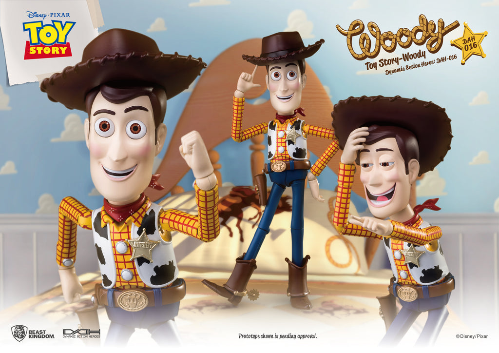 Beast Kingdom: DAH-016 Disney Pixar Toy Story: Woody Dynamic 8ction Heroes Action Figure