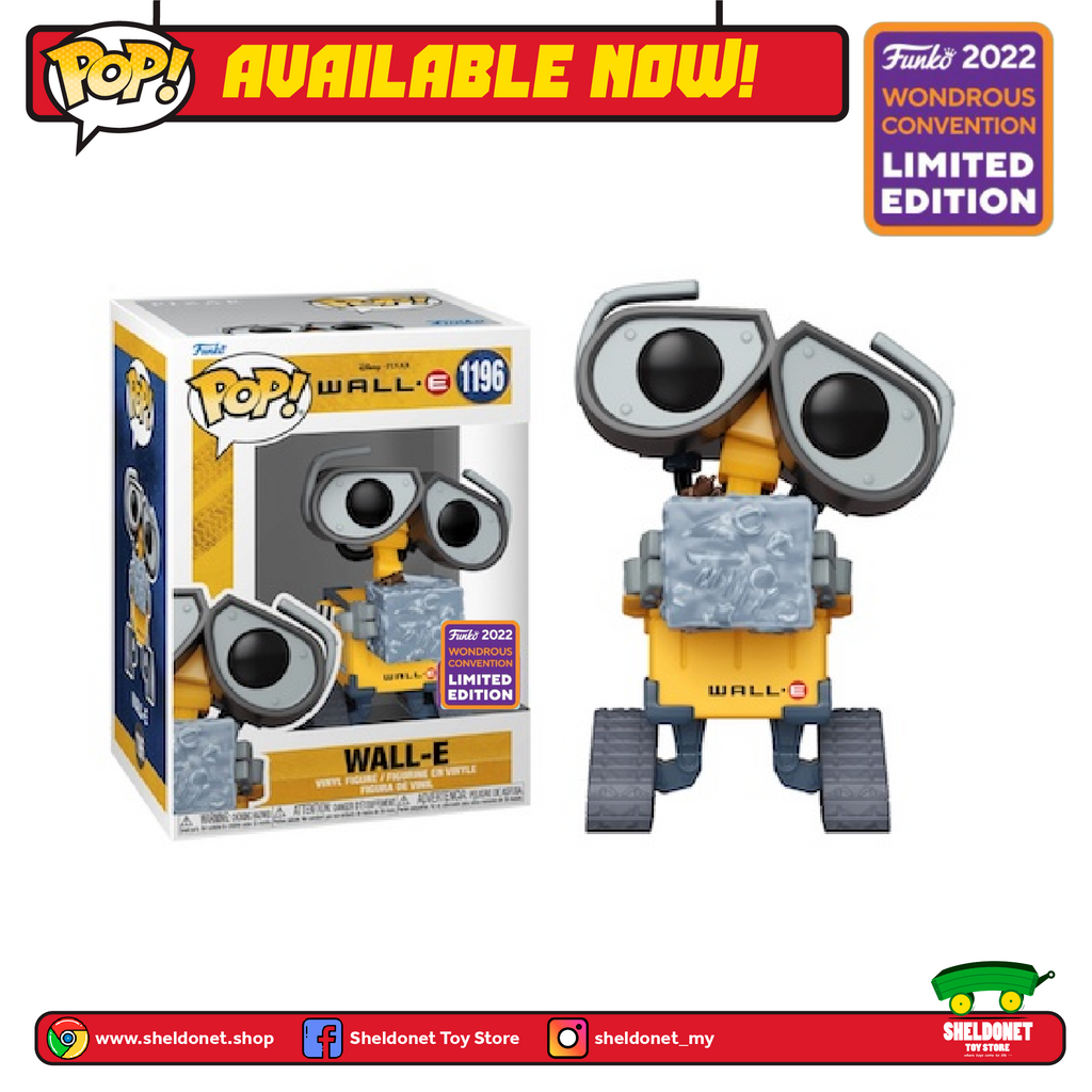 Pop! Disney: Wall-E - Wall-E With Cube [Wondrous Convention 2022]
