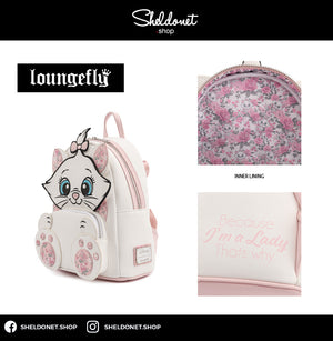 Loungefly: Disney - Marie Floral Footsy Mini Backpack - Sheldonet Toy Store