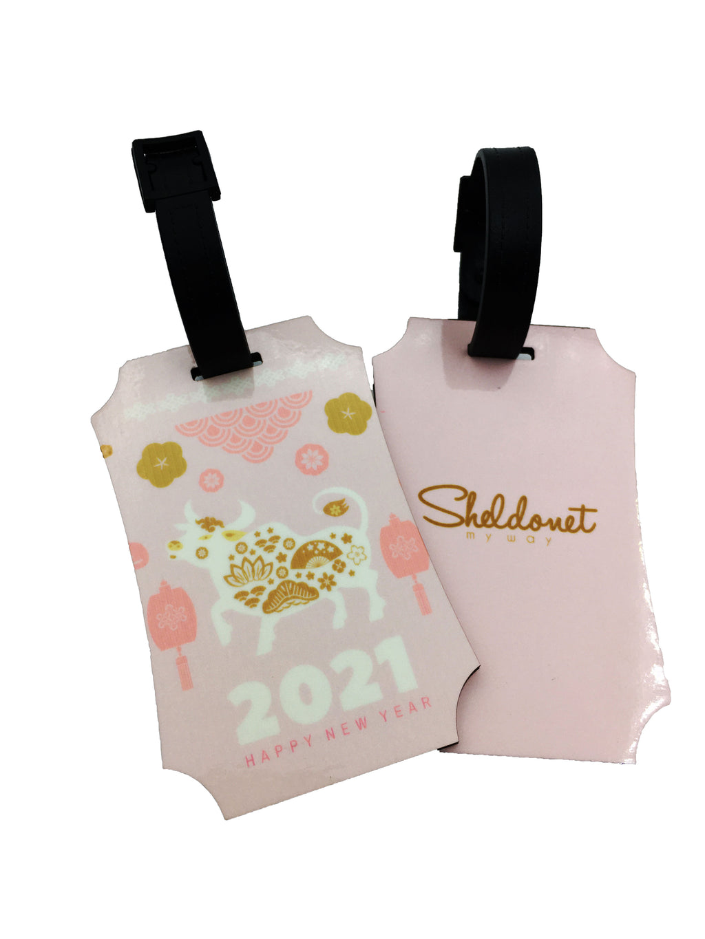 Luggage Tag [Pink] (Chinese New Year 2021) - Sheldonet Toy Store