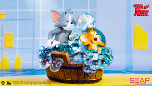 Beast Kingdom: Soap Studio - Tom And Jerry - Bath Time Statue
